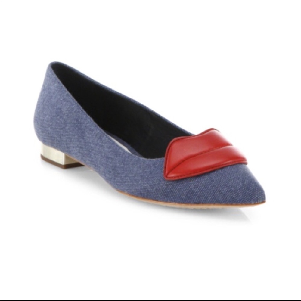 NEW Alice + Olivia Kaylee Lips Flats